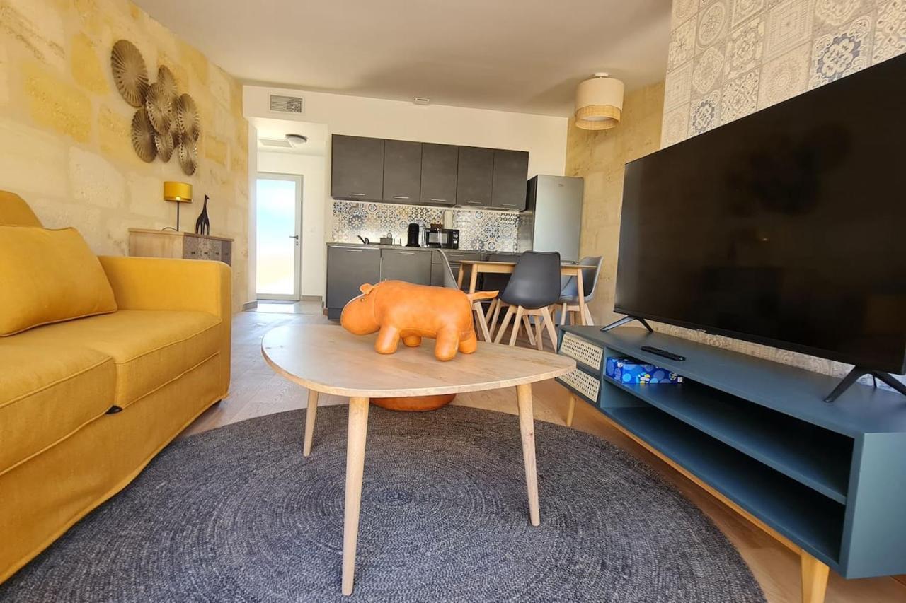 Apartamento En Haut De La Tour, Libourne Hypercentre, Netflix, Clim Exterior foto